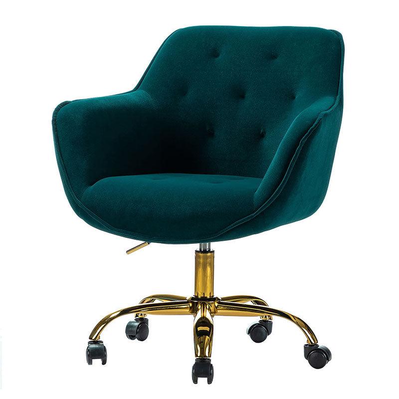 Jovida Velvet Tufted Office Chair - Hulala Home