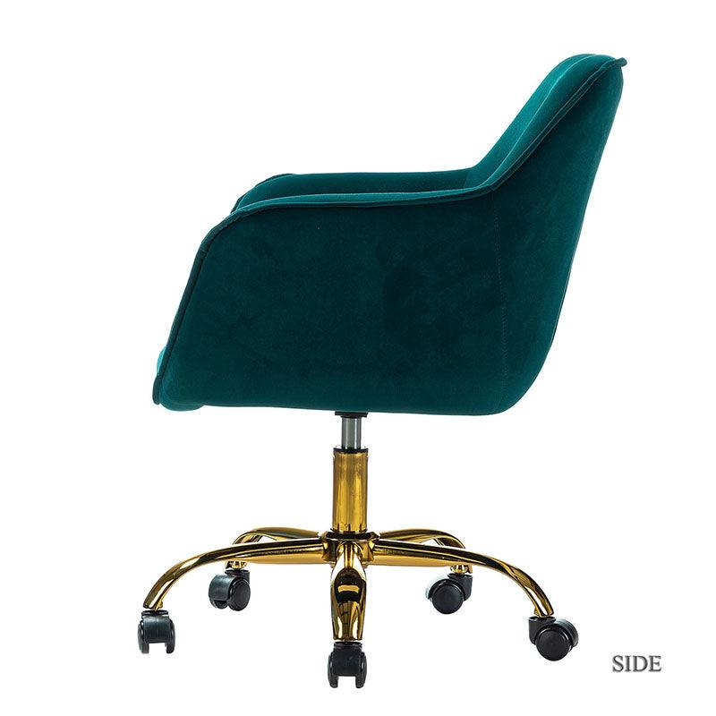 Jovida Velvet Tufted Office Chair - Hulala Home