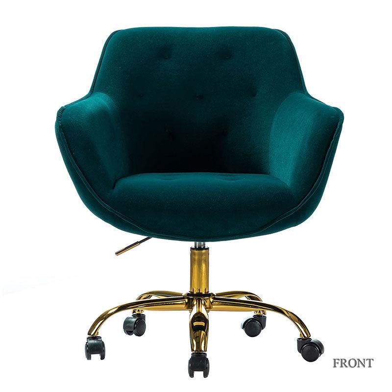 Jovida Velvet Tufted Office Chair - Hulala Home