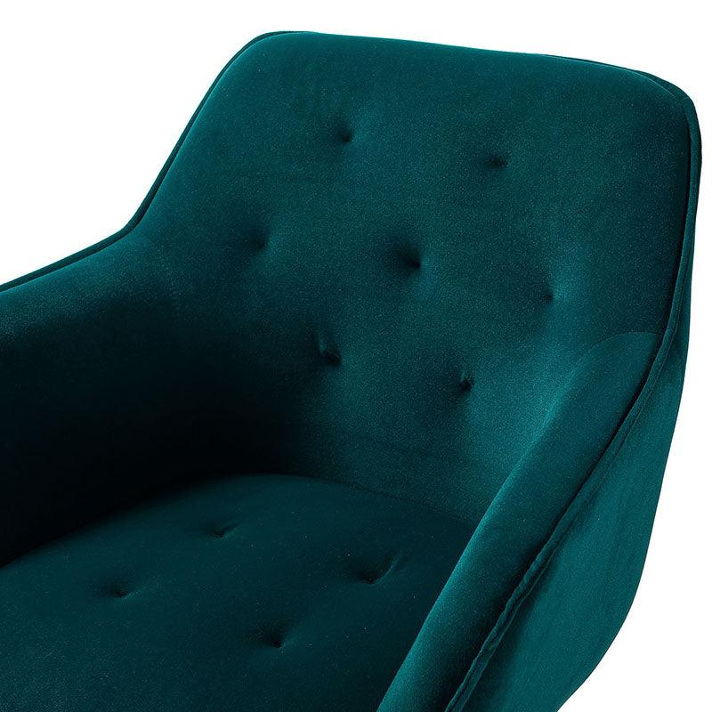 Jovida Velvet Tufted Office Chair - Hulala Home