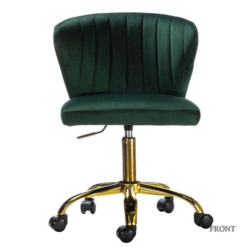 Chandra Velvet Office Chair - Hulala Home