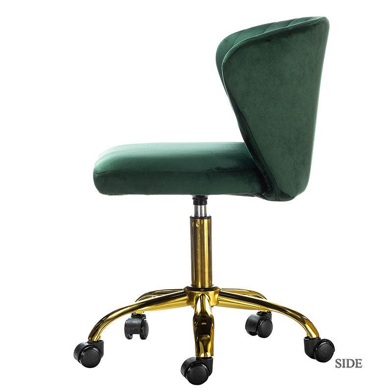 Chandra Velvet Office Chair - Hulala Home