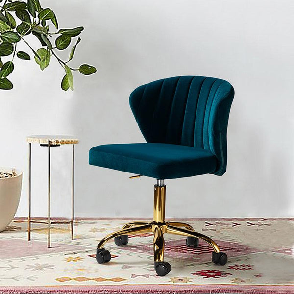 Chandra Velvet Office Chair - Hulala Home