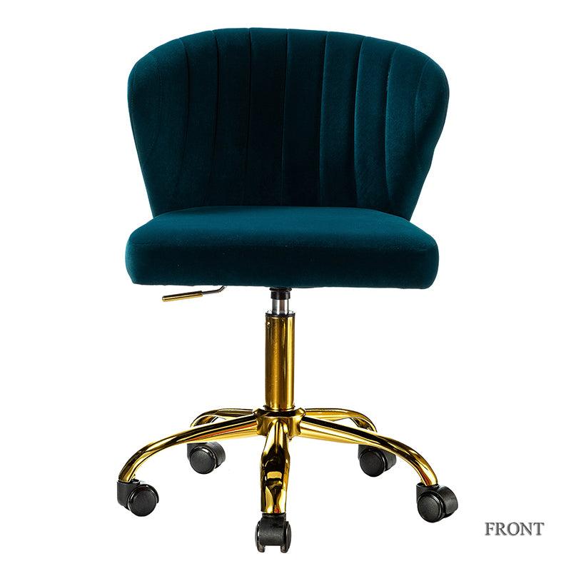 Chandra Velvet Office Chair - Hulala Home