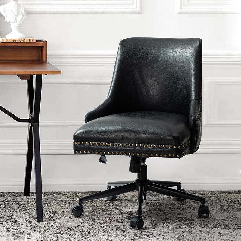 Juniper Vegan Leather Office Chair - Hulala Home