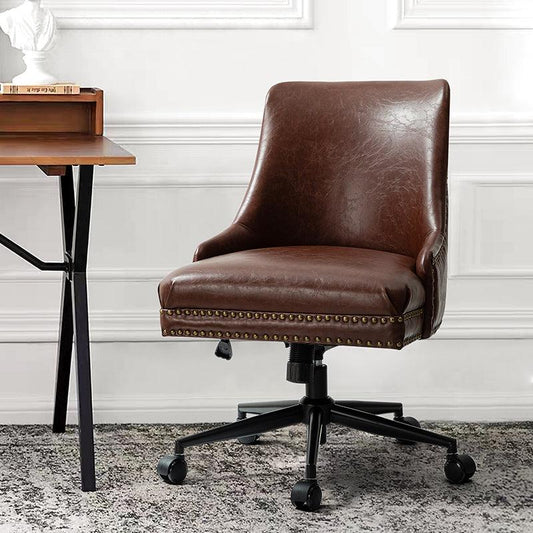 Juniper Vegan Leather Office Chair - Hulala Home