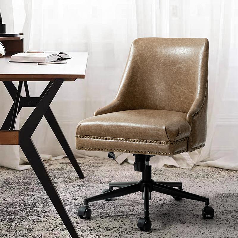 Juniper Vegan Leather Office Chair - Hulala Home