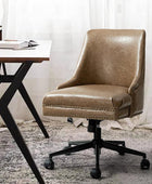Juniper Vegan Leather Office Chair - Hulala Home