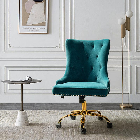 Adega Velvet Adjustable Office Chair - Hulala Home