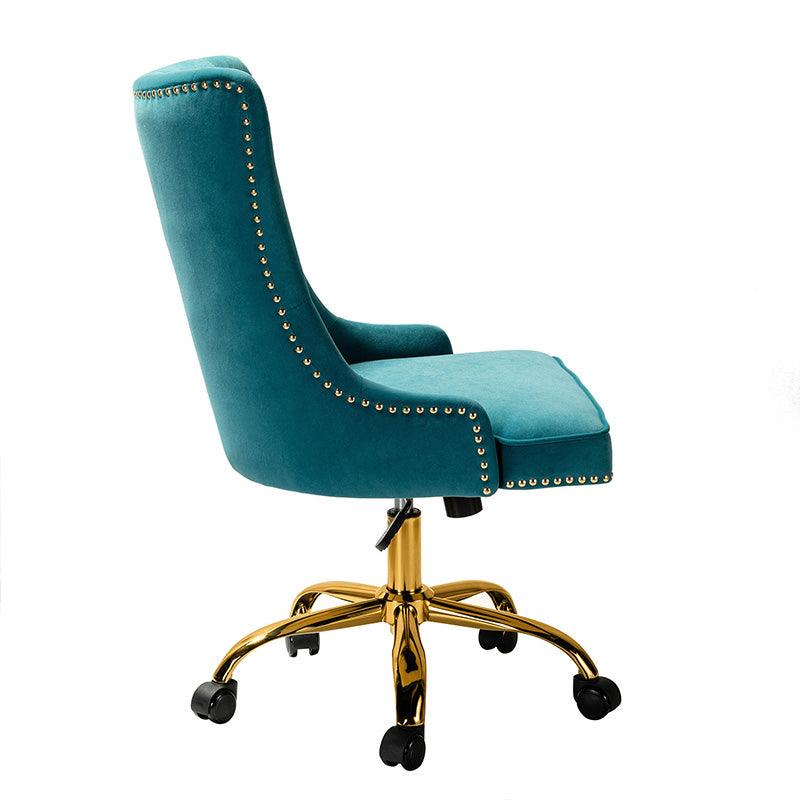 Adega Velvet Adjustable Office Chair - Hulala Home