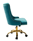 Adega Velvet Adjustable Office Chair - Hulala Home