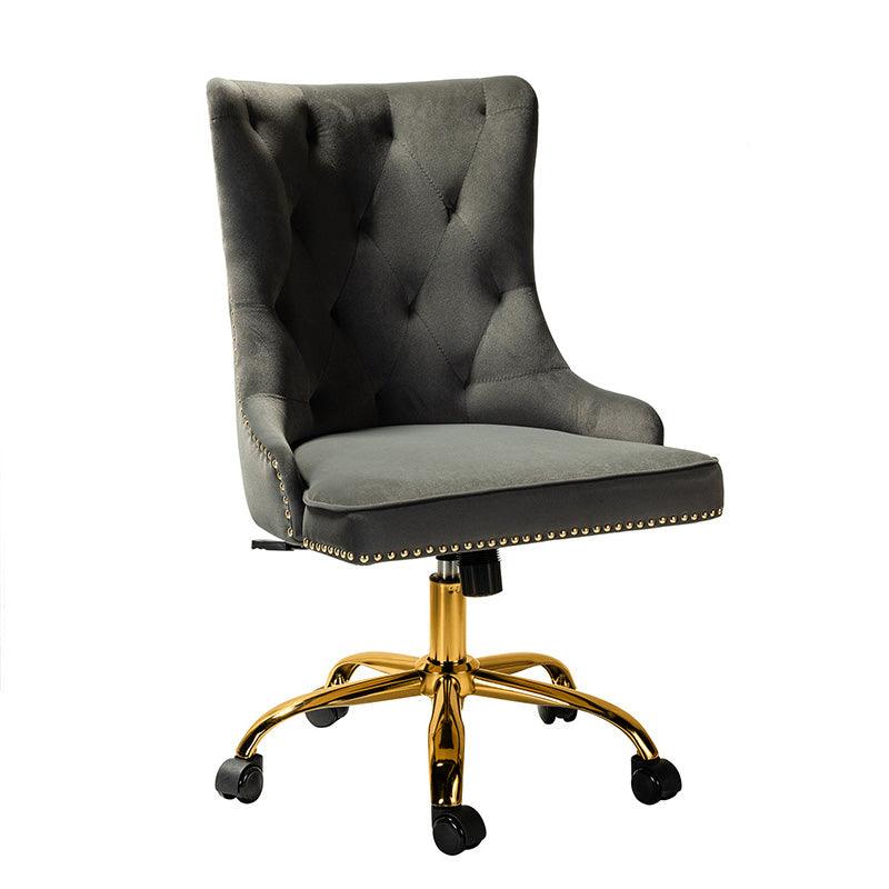 Adega Velvet Adjustable Office Chair - Hulala Home