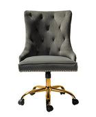 Adega Velvet Adjustable Office Chair - Hulala Home