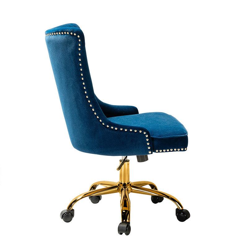 Adega Velvet Adjustable Office Chair - Hulala Home