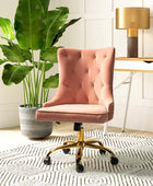 Adega Velvet Adjustable Office Chair - Hulala Home
