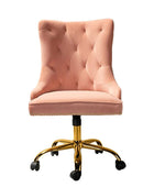 Adega Velvet Adjustable Office Chair - Hulala Home