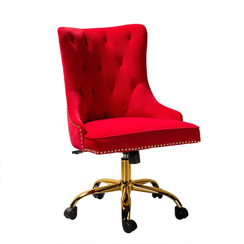 Adega Velvet Adjustable Office Chair - Hulala Home