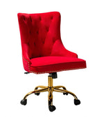 Adega Velvet Adjustable Office Chair - Hulala Home