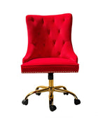 Adega Velvet Adjustable Office Chair - Hulala Home