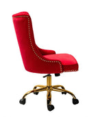 Adega Velvet Adjustable Office Chair - Hulala Home