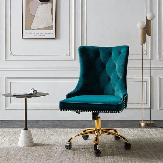 Adega Velvet Adjustable Office Chair - Hulala Home