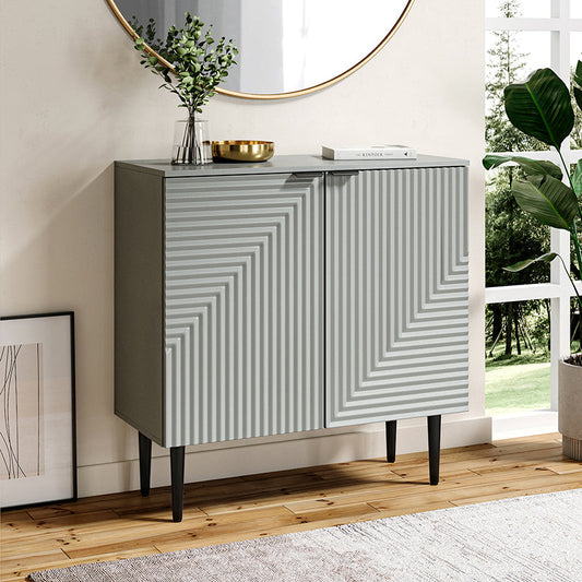 Lasse 35" Tall+2-Door Accent Cabinet