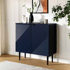 Lasse 35" Tall+2-Door Accent Cabinet