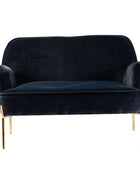 Africa Contemporary Velvet Loveseat