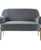 Africa Contemporary Velvet Loveseat