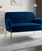 Africa Contemporary Velvet Loveseat