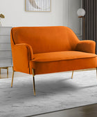 Africa Contemporary Velvet Loveseat