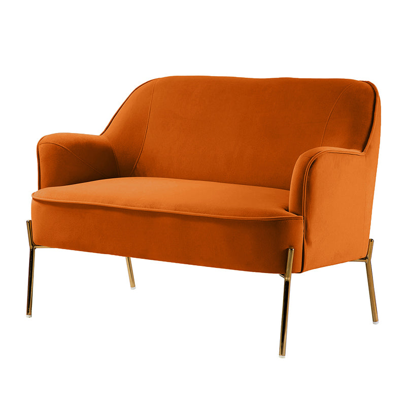 Africa Contemporary Velvet Loveseat