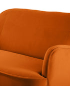 Africa Contemporary Velvet Loveseat