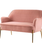 Africa Contemporary Velvet Loveseat
