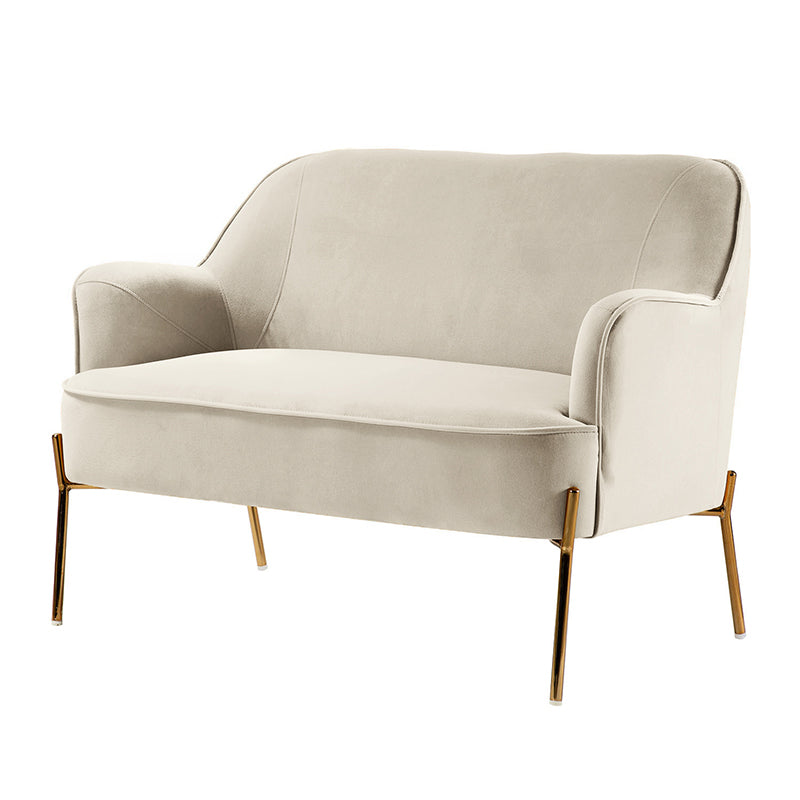 Africa Contemporary Velvet Loveseat