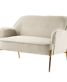 Africa Contemporary Velvet Loveseat