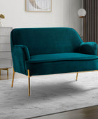 Africa Contemporary Velvet Loveseat