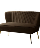 Bariana Velvet Loveseat