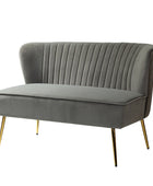 Bariana Velvet Loveseat