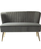 Bariana Velvet Loveseat