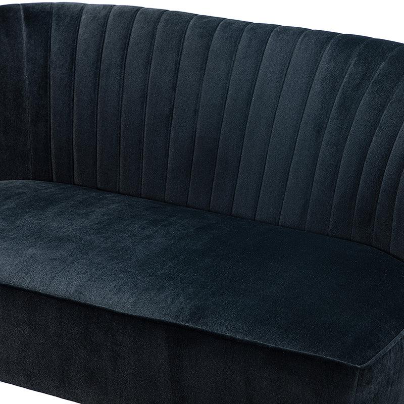 Ainhoa Velvet Loveseat with Hairpin Legs - Hulala Home