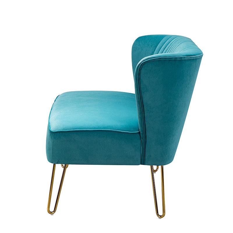 Ainhoa Velvet Loveseat with Hairpin Legs - Hulala Home