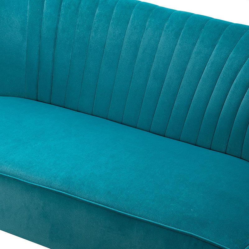 Ainhoa Velvet Loveseat with Hairpin Legs - Hulala Home