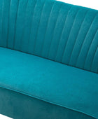 Ainhoa Velvet Loveseat with Hairpin Legs - Hulala Home