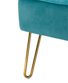 Ainhoa Velvet Loveseat with Hairpin Legs - Hulala Home