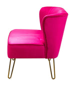 Ainhoa Velvet Loveseat with Hairpin Legs - Hulala Home