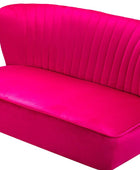 Ainhoa Velvet Loveseat with Hairpin Legs - Hulala Home