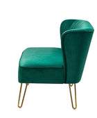 Ainhoa Velvet Loveseat with Hairpin Legs - Hulala Home