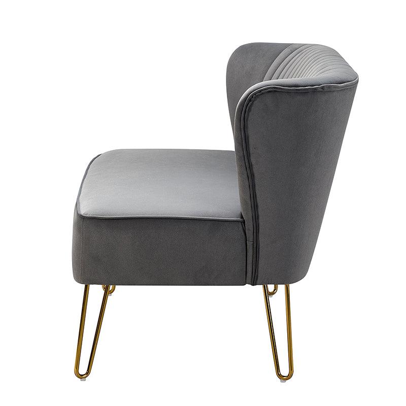 Ainhoa Velvet Loveseat with Hairpin Legs - Hulala Home