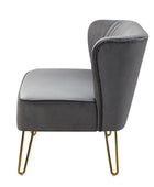 Ainhoa Velvet Loveseat with Hairpin Legs - Hulala Home